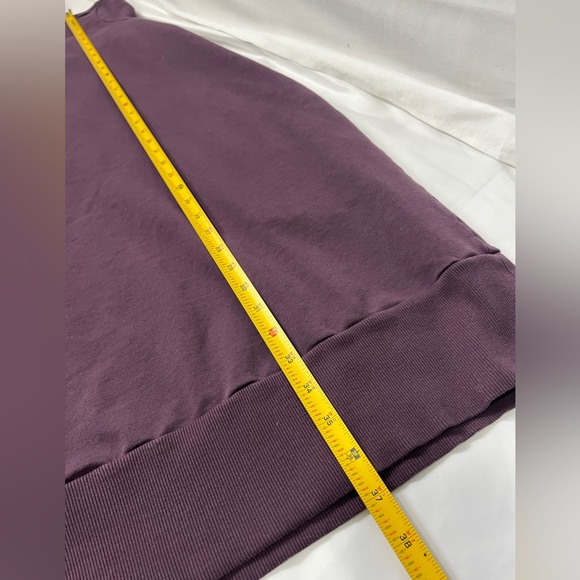 Universal Standard Sweatshirt Dress - M (2X) - dark purple french terry hooded - Picture 14 of 16